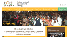 Desktop Screenshot of hopeinview.org